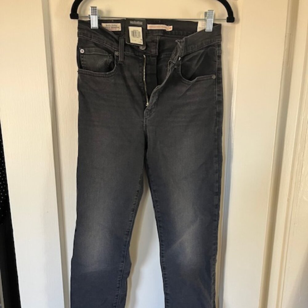 Levi's black denim skinny jeans